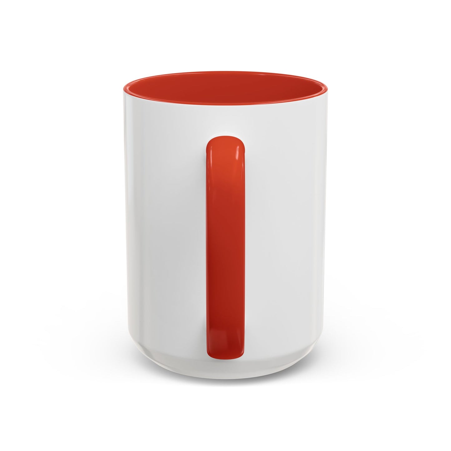 Teacher Accent Coffee Mug — Colorful School Supplies Design (11/15oz)
