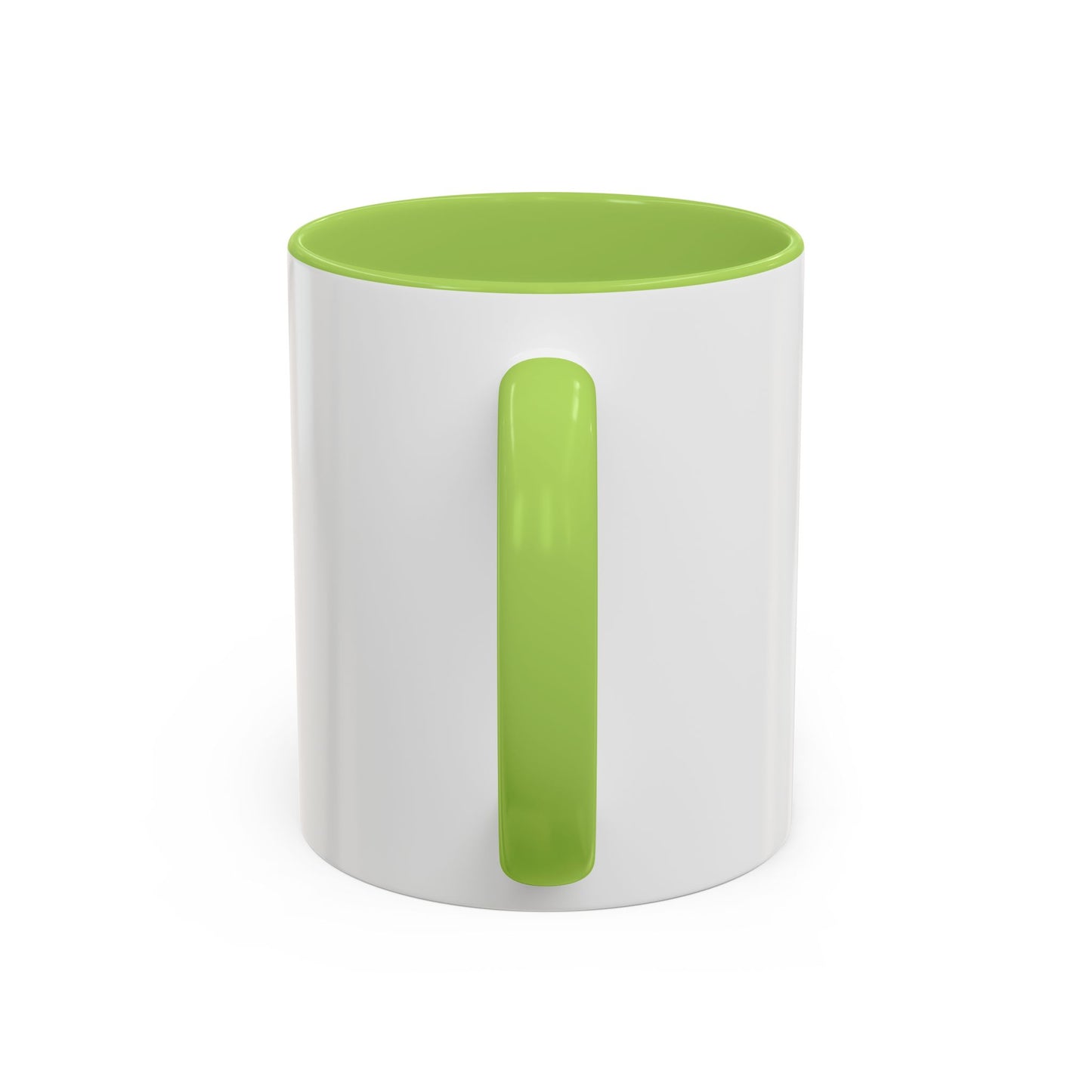 Teacher Accent Coffee Mug — Colorful School Supplies Design (11/15oz)