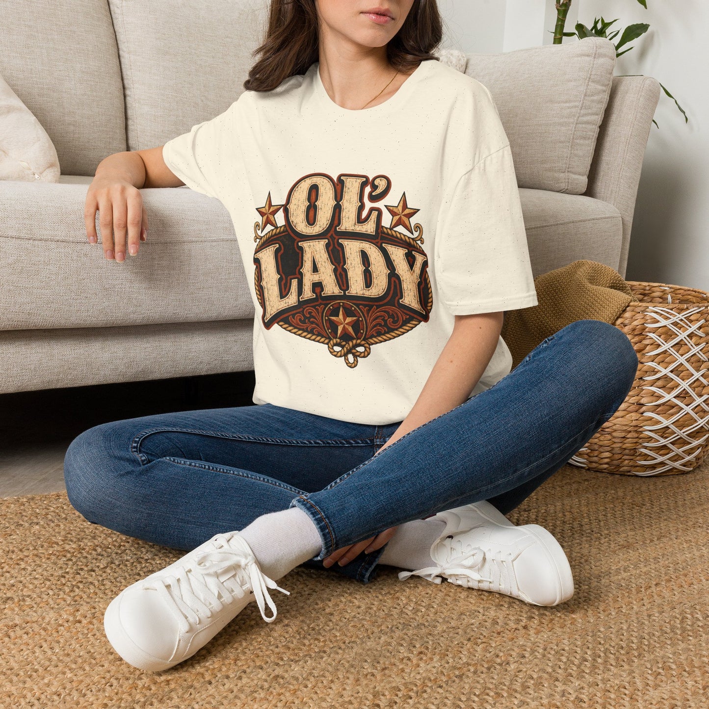 Ol' Lady Western Graphic T‑Shirt