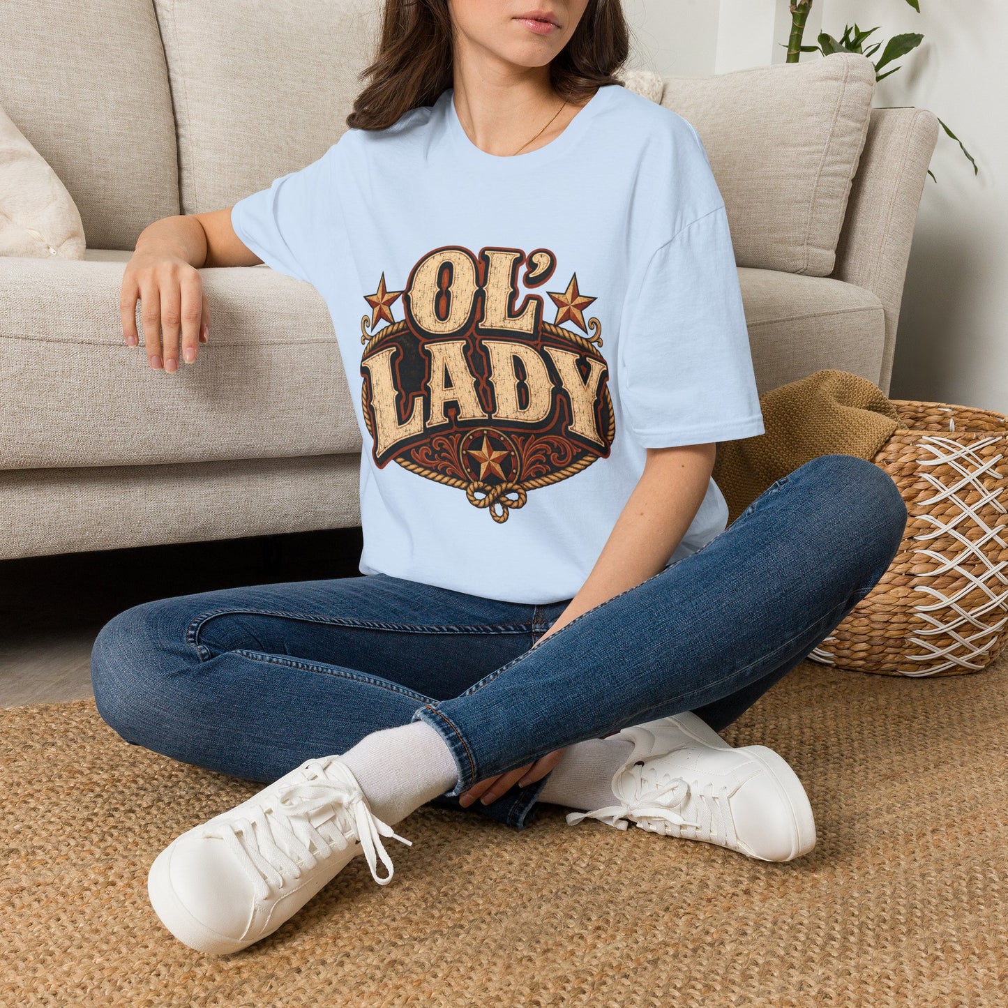 Ol' Lady Western Graphic T‑Shirt