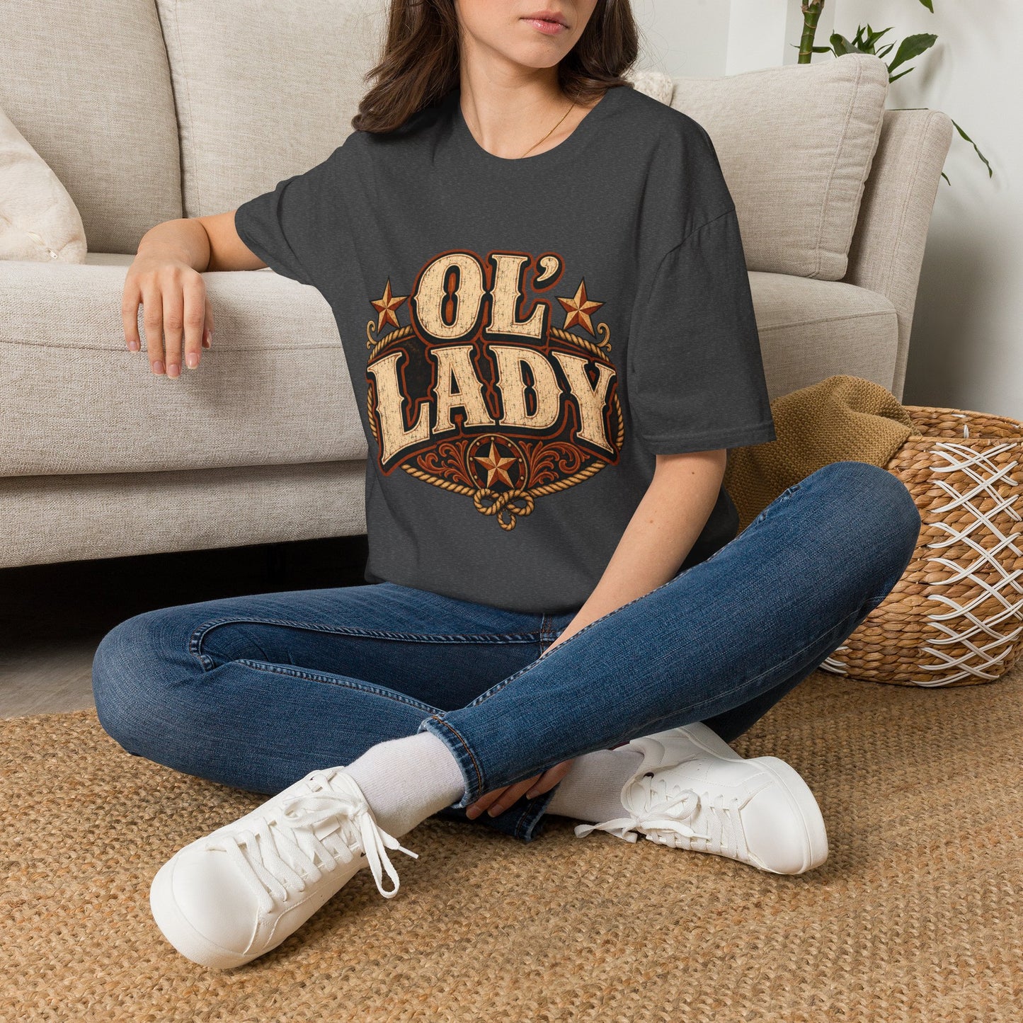 Ol' Lady Western Graphic T‑Shirt