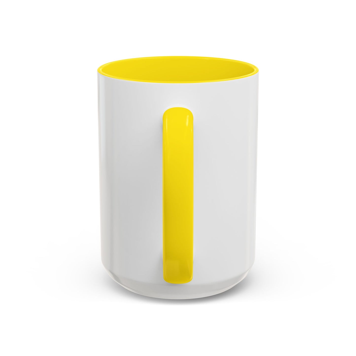 Teacher Accent Coffee Mug — Colorful School Supplies Design (11/15oz)
